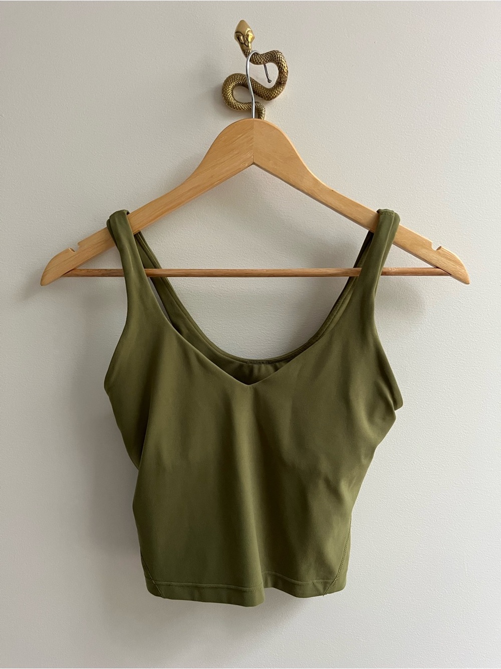 Lululemon Align Cropped V-Neck Active Tank Green 4